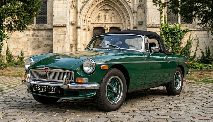 MG - MGB Cabriolet 1962 - Modèle Presse - 1/43 - Autos Miniatures